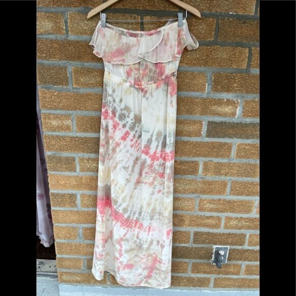 Gypsy 05 Silk Ruffle Maxi Dress XS - Picture 3 of 4